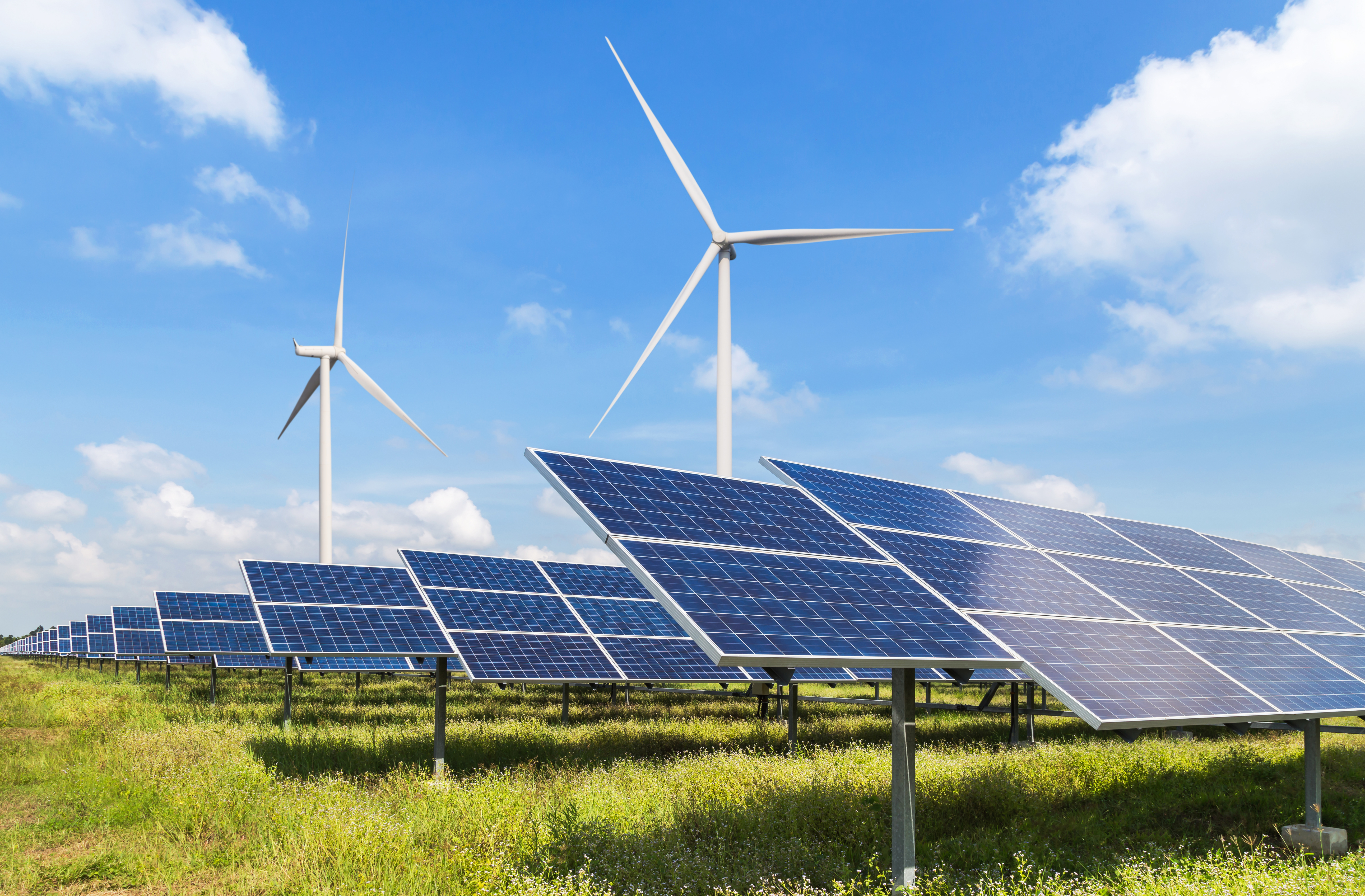 Solar und Windenergie